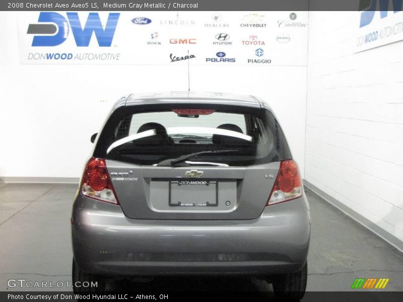 Medium Gray Metallic / Charcoal 2008 Chevrolet Aveo Aveo5 LS