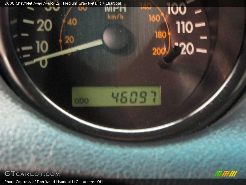 Medium Gray Metallic / Charcoal 2008 Chevrolet Aveo Aveo5 LS