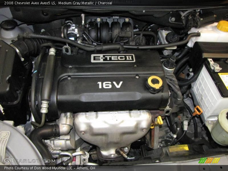 Medium Gray Metallic / Charcoal 2008 Chevrolet Aveo Aveo5 LS