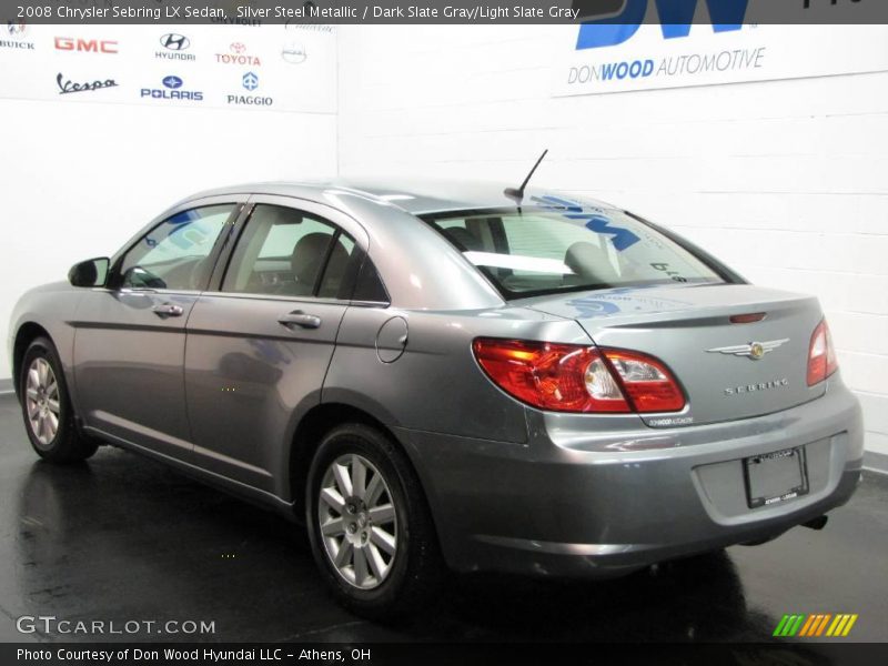 Silver Steel Metallic / Dark Slate Gray/Light Slate Gray 2008 Chrysler Sebring LX Sedan