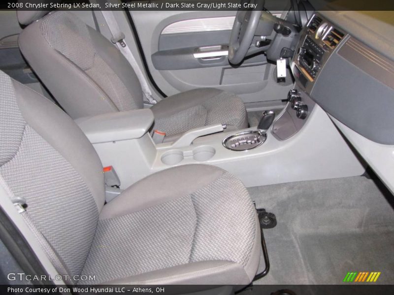 Silver Steel Metallic / Dark Slate Gray/Light Slate Gray 2008 Chrysler Sebring LX Sedan