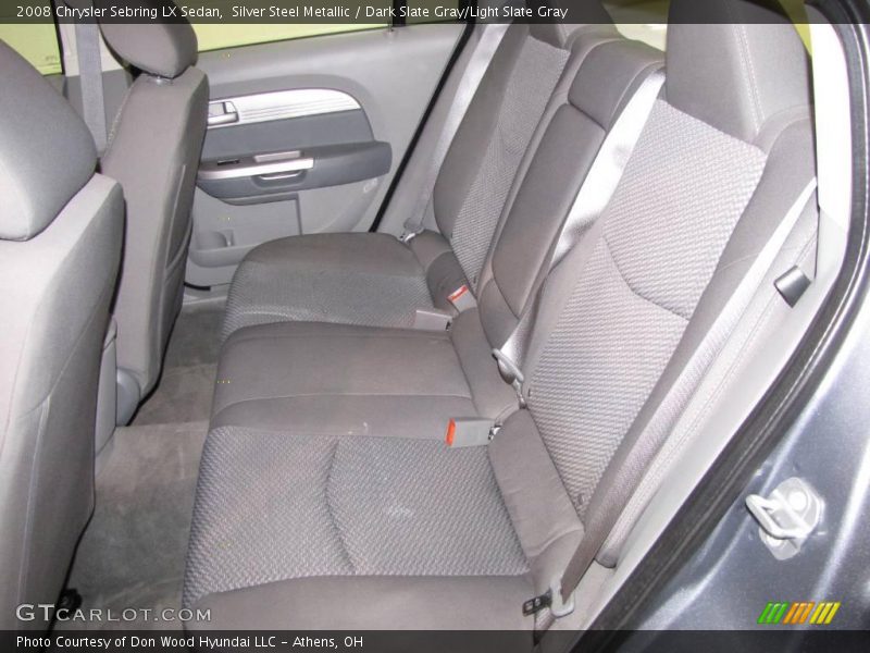 Silver Steel Metallic / Dark Slate Gray/Light Slate Gray 2008 Chrysler Sebring LX Sedan