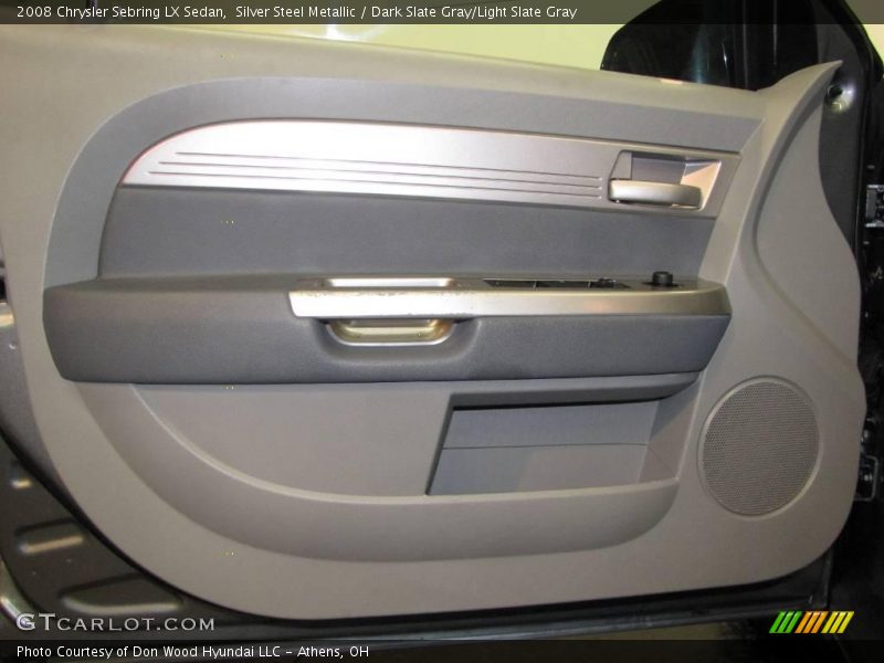 Silver Steel Metallic / Dark Slate Gray/Light Slate Gray 2008 Chrysler Sebring LX Sedan