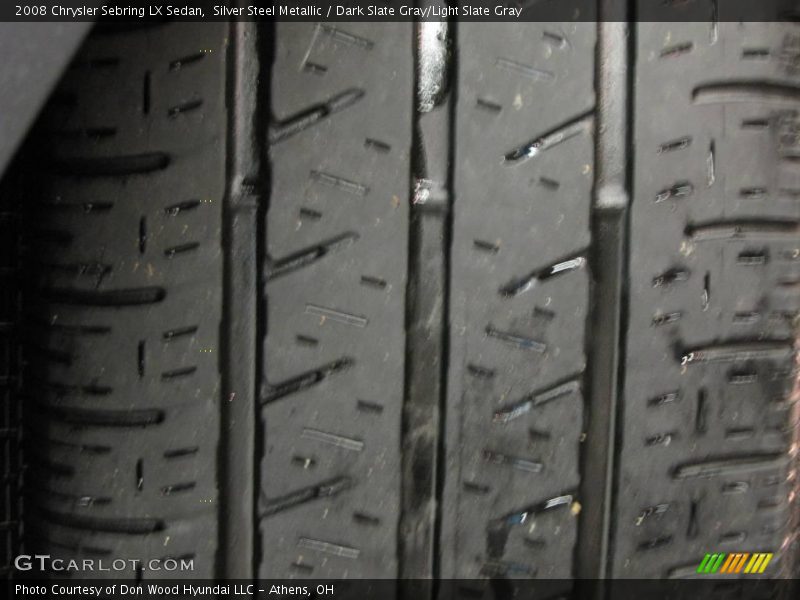 Silver Steel Metallic / Dark Slate Gray/Light Slate Gray 2008 Chrysler Sebring LX Sedan