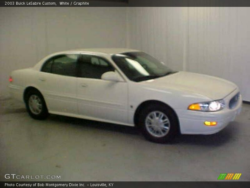 White / Graphite 2003 Buick LeSabre Custom