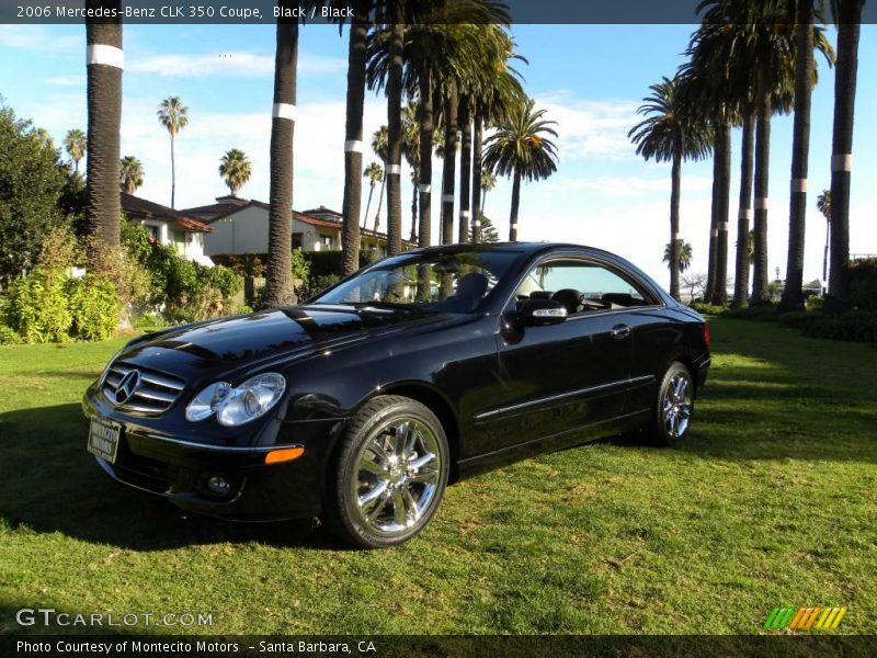 Black / Black 2006 Mercedes-Benz CLK 350 Coupe