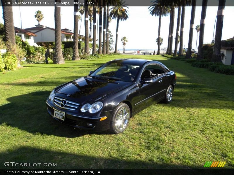 Black / Black 2006 Mercedes-Benz CLK 350 Coupe