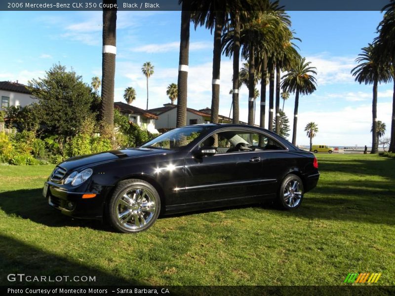 Black / Black 2006 Mercedes-Benz CLK 350 Coupe