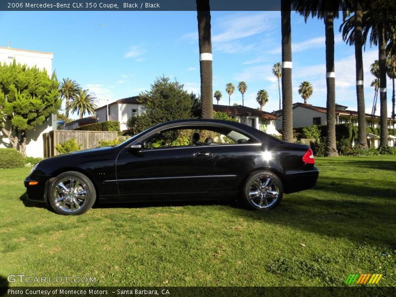 Black / Black 2006 Mercedes-Benz CLK 350 Coupe