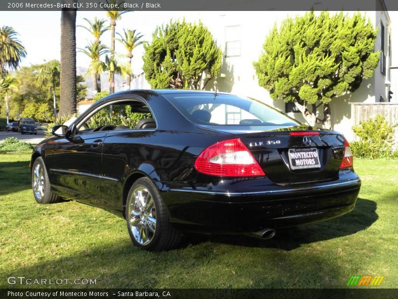 Black / Black 2006 Mercedes-Benz CLK 350 Coupe