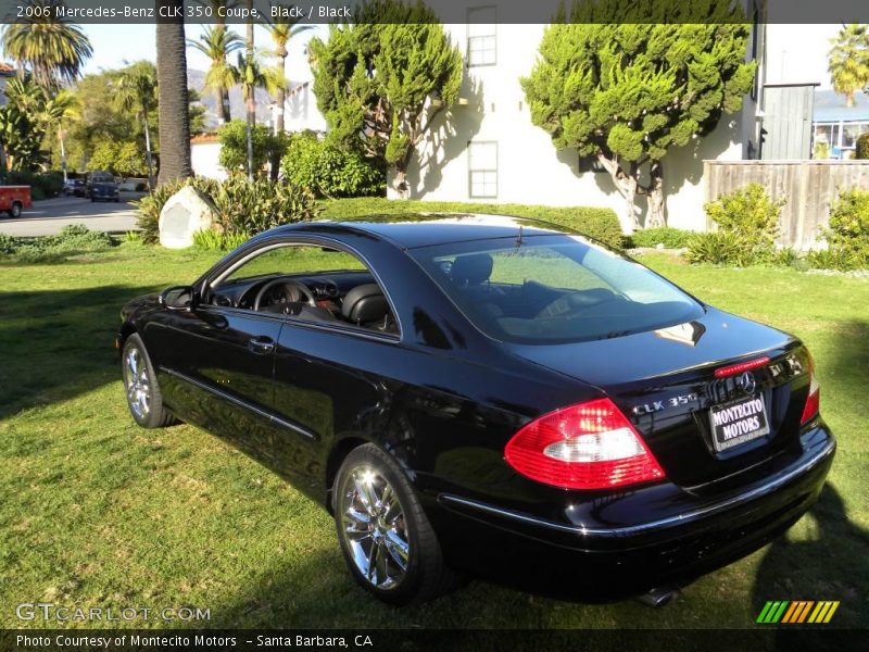 Black / Black 2006 Mercedes-Benz CLK 350 Coupe