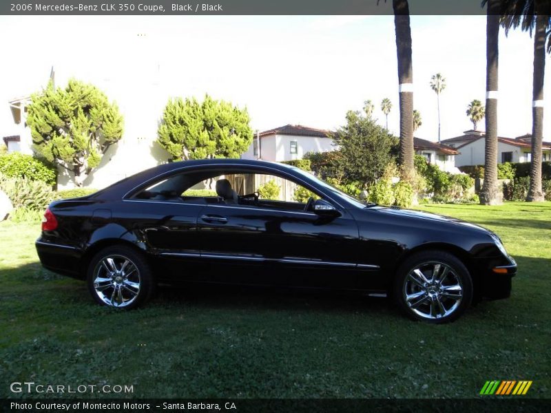 Black / Black 2006 Mercedes-Benz CLK 350 Coupe