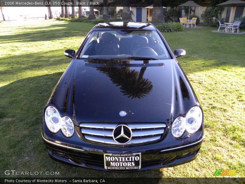 Black / Black 2006 Mercedes-Benz CLK 350 Coupe