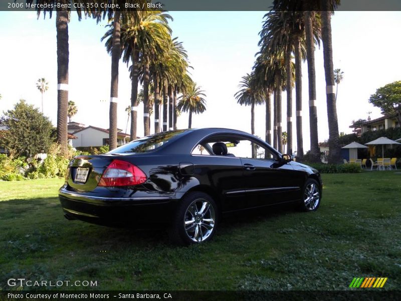 Black / Black 2006 Mercedes-Benz CLK 350 Coupe