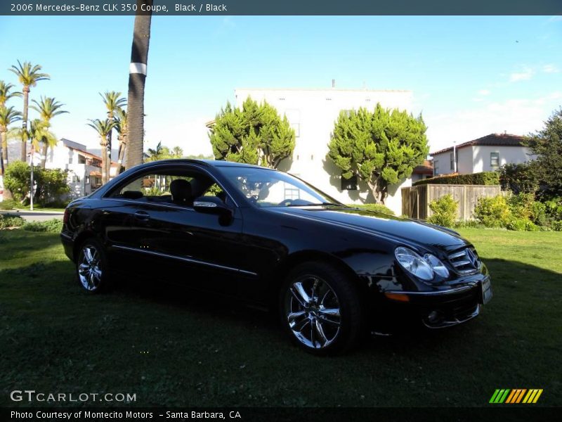 Black / Black 2006 Mercedes-Benz CLK 350 Coupe