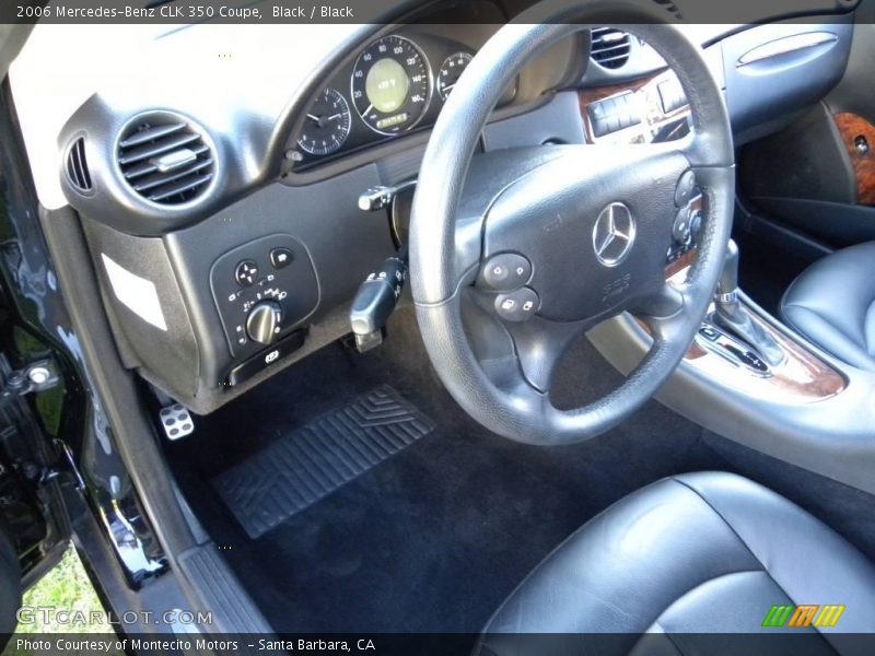 Black / Black 2006 Mercedes-Benz CLK 350 Coupe