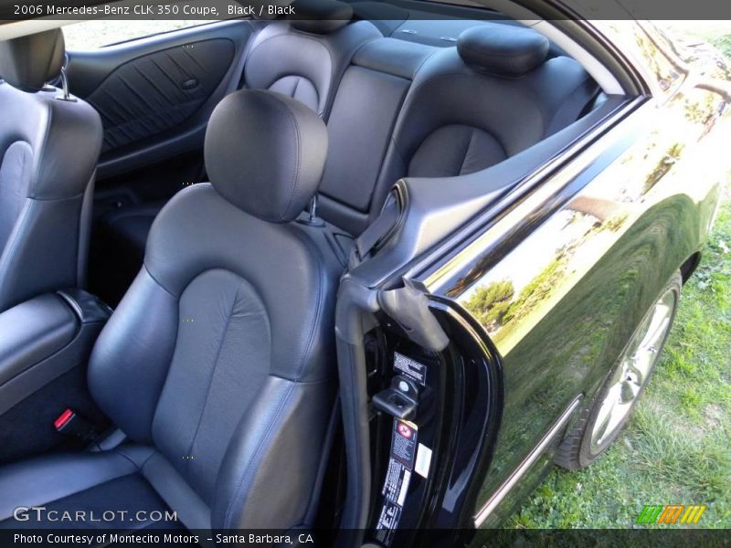 Black / Black 2006 Mercedes-Benz CLK 350 Coupe