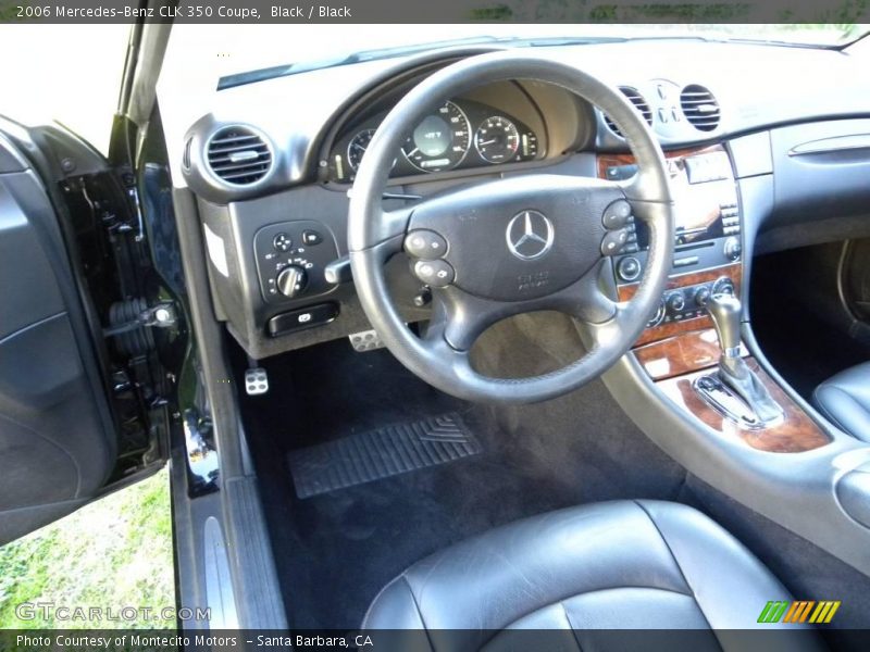 Black / Black 2006 Mercedes-Benz CLK 350 Coupe