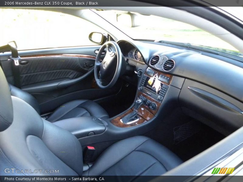 Black / Black 2006 Mercedes-Benz CLK 350 Coupe