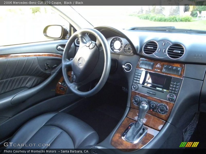 Black / Black 2006 Mercedes-Benz CLK 350 Coupe