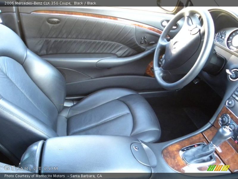 Black / Black 2006 Mercedes-Benz CLK 350 Coupe