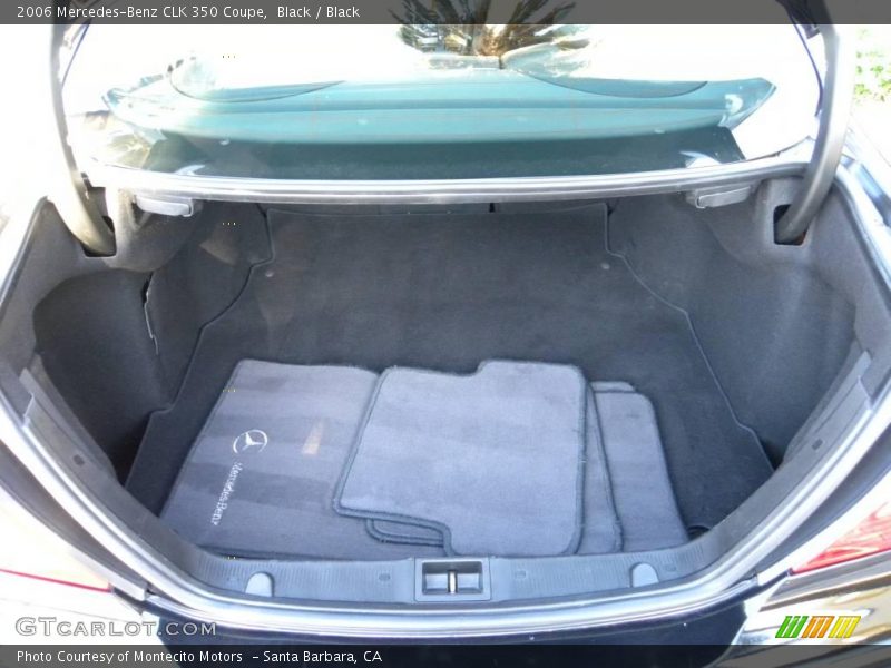 Black / Black 2006 Mercedes-Benz CLK 350 Coupe
