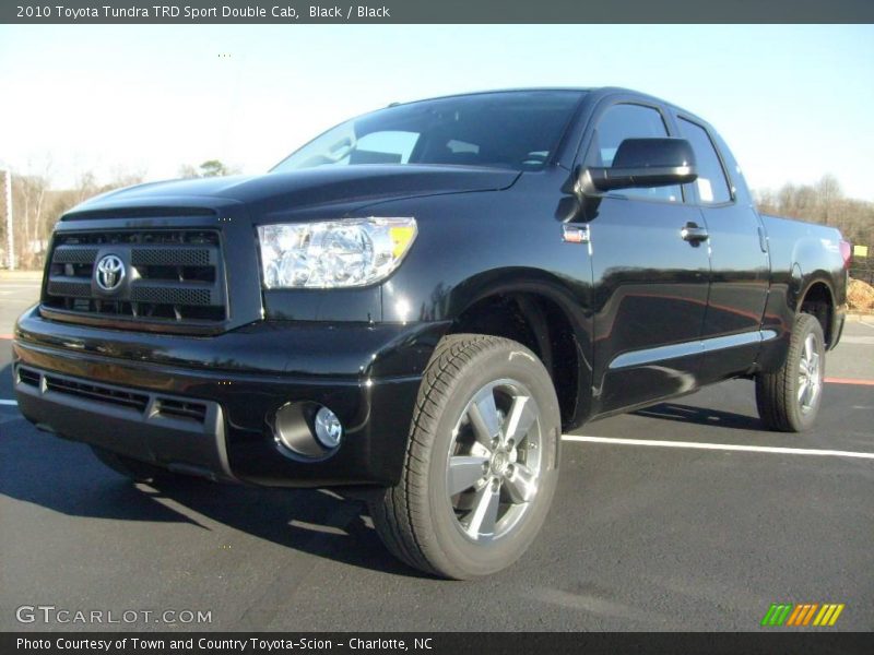 Black / Black 2010 Toyota Tundra TRD Sport Double Cab