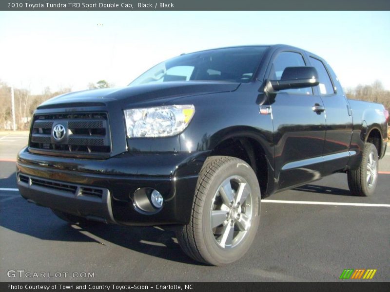 Black / Black 2010 Toyota Tundra TRD Sport Double Cab