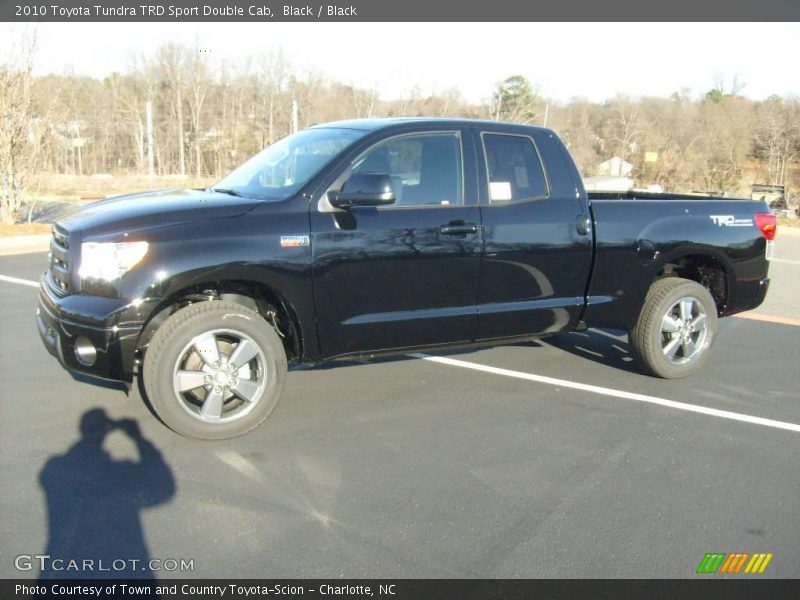Black / Black 2010 Toyota Tundra TRD Sport Double Cab