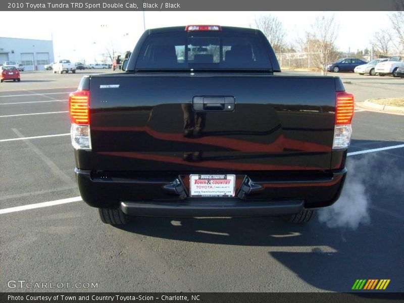Black / Black 2010 Toyota Tundra TRD Sport Double Cab