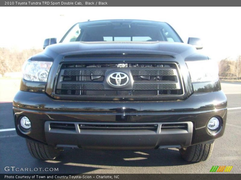 Black / Black 2010 Toyota Tundra TRD Sport Double Cab