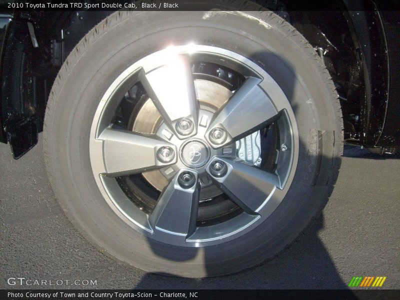 Black / Black 2010 Toyota Tundra TRD Sport Double Cab