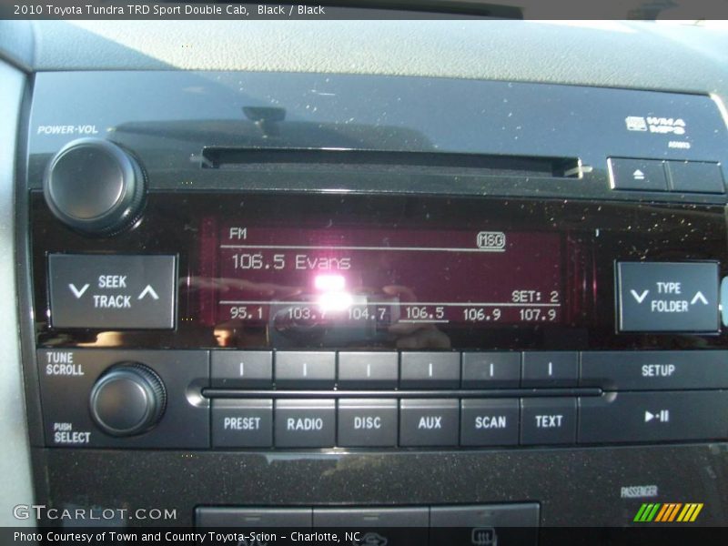 Black / Black 2010 Toyota Tundra TRD Sport Double Cab