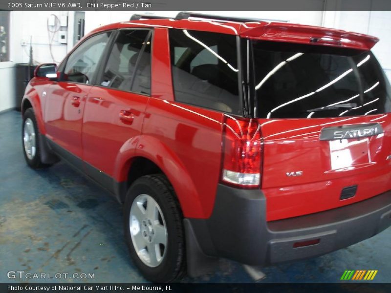 Chili Pepper Red / Tan 2005 Saturn VUE V6 AWD