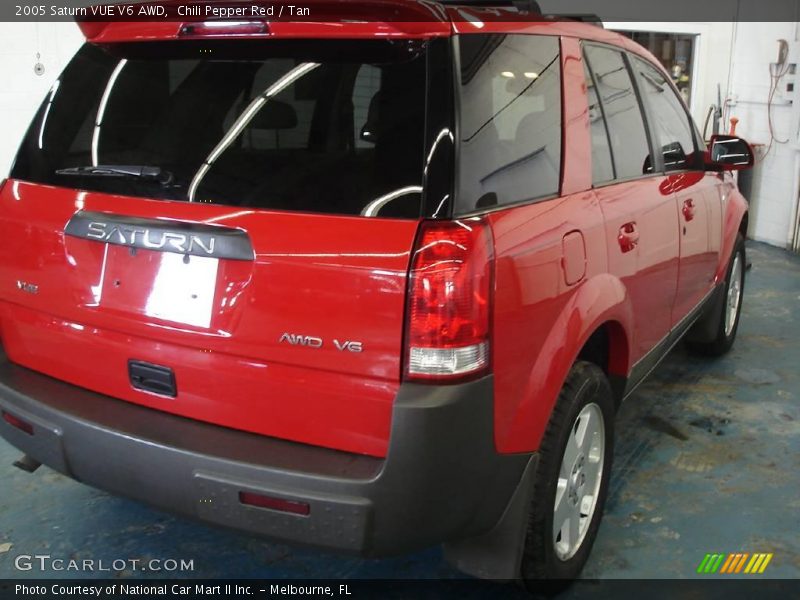 Chili Pepper Red / Tan 2005 Saturn VUE V6 AWD