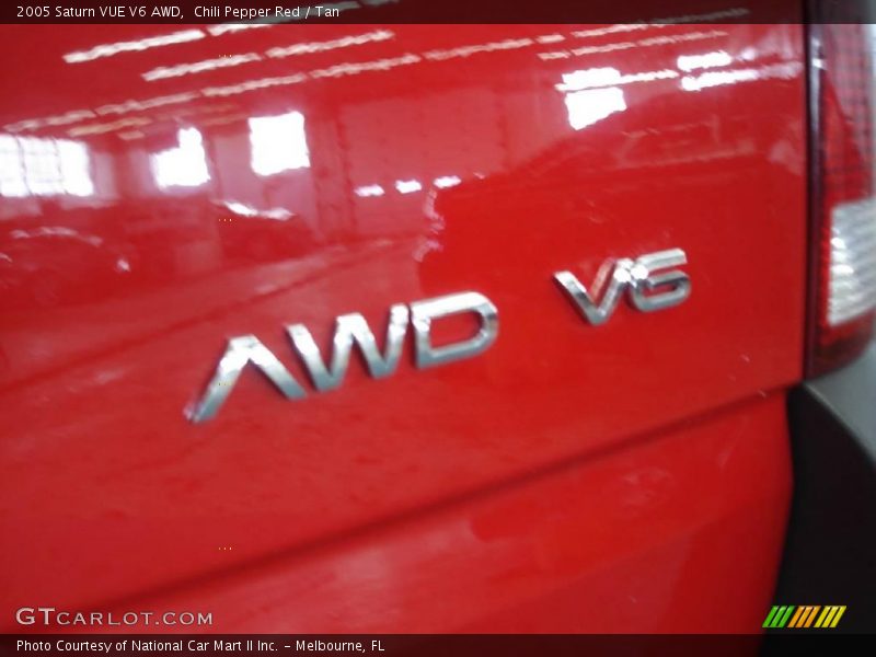 Chili Pepper Red / Tan 2005 Saturn VUE V6 AWD