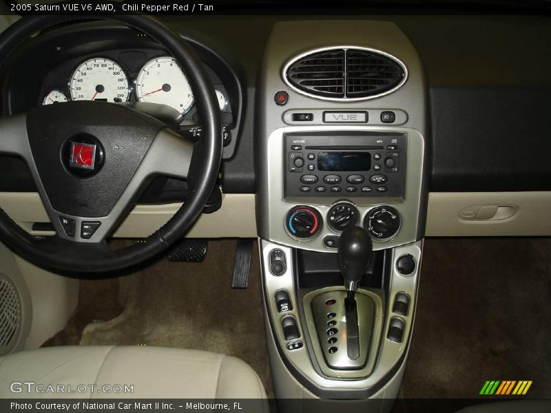 Chili Pepper Red / Tan 2005 Saturn VUE V6 AWD