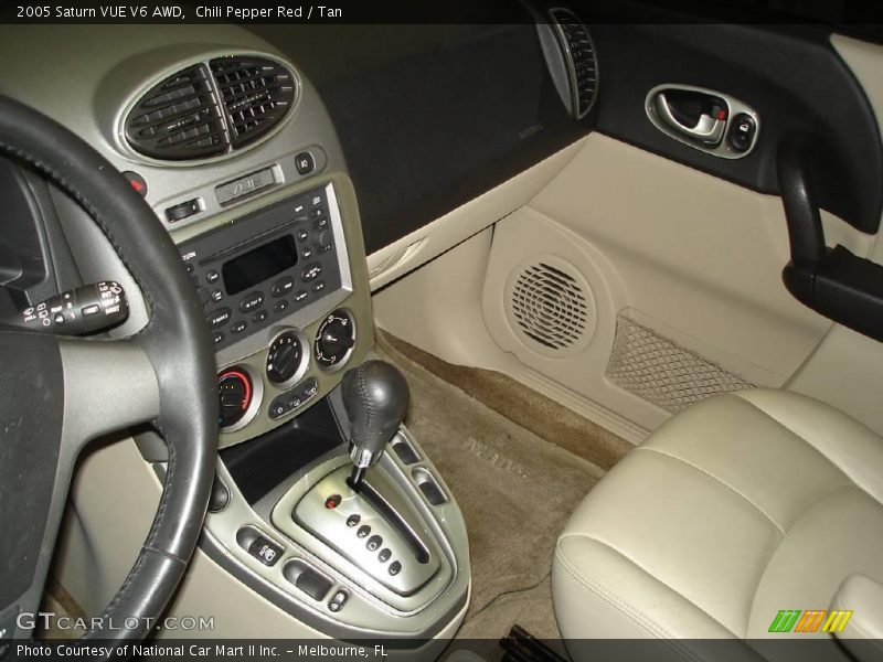 Chili Pepper Red / Tan 2005 Saturn VUE V6 AWD