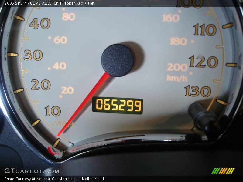 Chili Pepper Red / Tan 2005 Saturn VUE V6 AWD