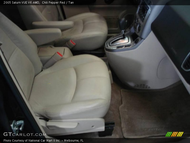 Chili Pepper Red / Tan 2005 Saturn VUE V6 AWD