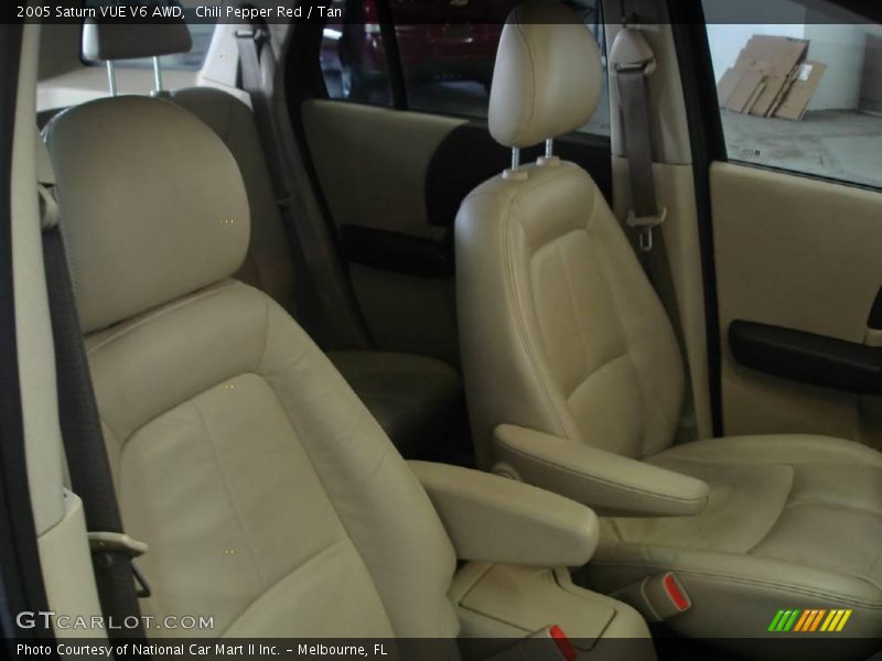 Chili Pepper Red / Tan 2005 Saturn VUE V6 AWD