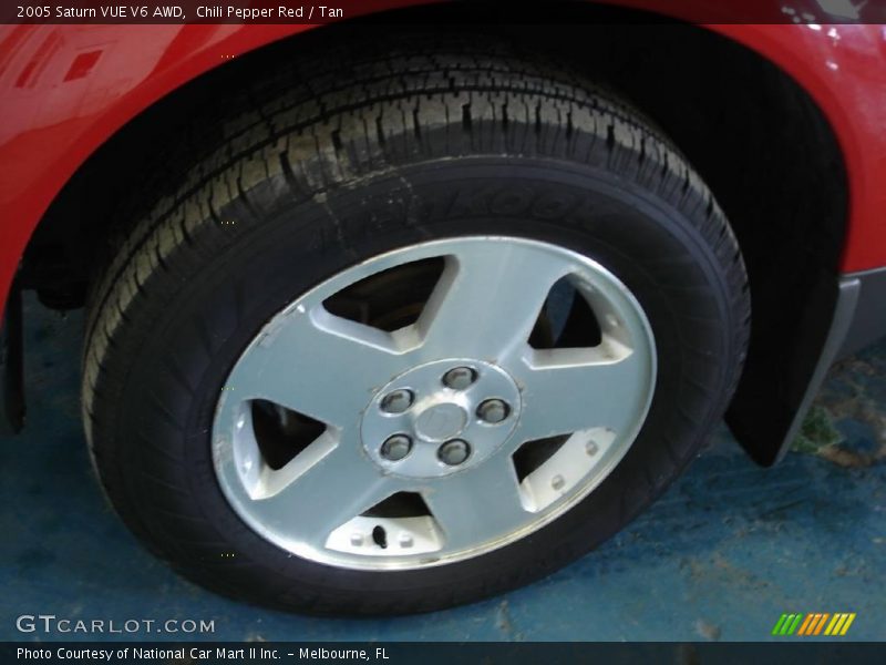 Chili Pepper Red / Tan 2005 Saturn VUE V6 AWD