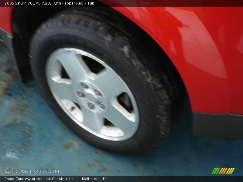 Chili Pepper Red / Tan 2005 Saturn VUE V6 AWD