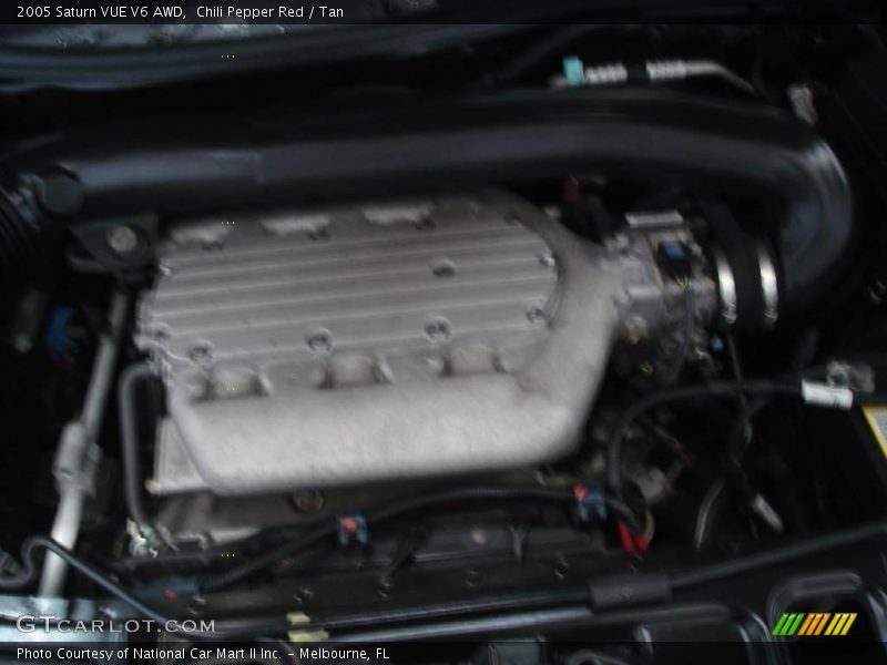 Chili Pepper Red / Tan 2005 Saturn VUE V6 AWD