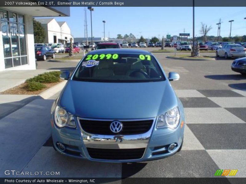 Eismeer Blue Metallic / Cornsilk Beige 2007 Volkswagen Eos 2.0T