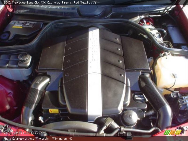Firemist Red Metallic / Ash 2002 Mercedes-Benz CLK 430 Cabriolet