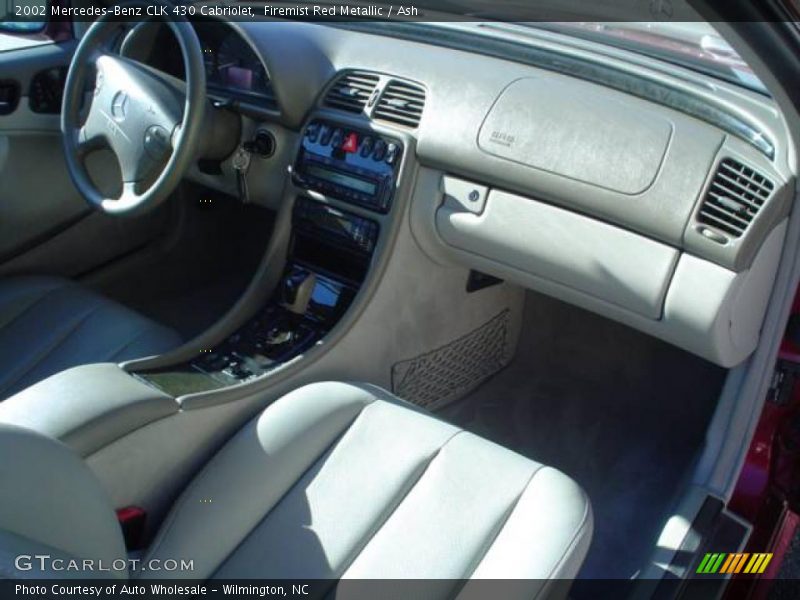 Firemist Red Metallic / Ash 2002 Mercedes-Benz CLK 430 Cabriolet