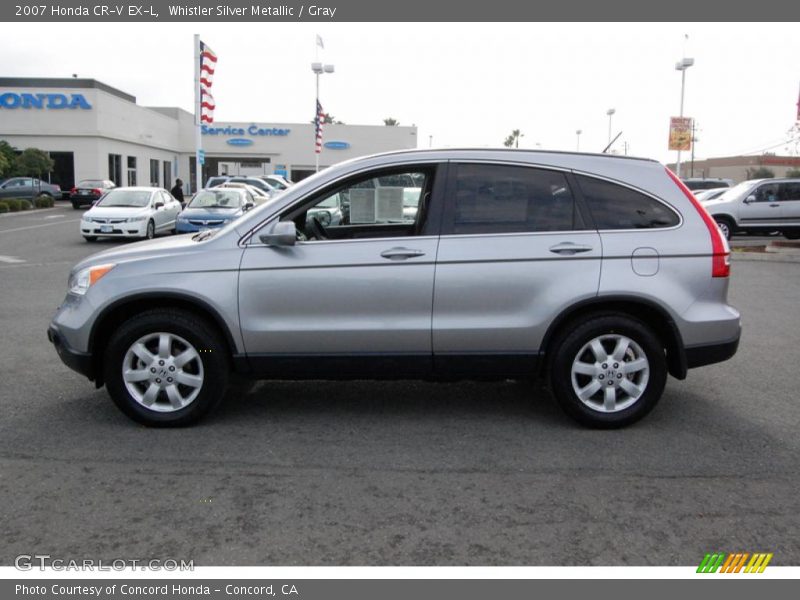 Whistler Silver Metallic / Gray 2007 Honda CR-V EX-L