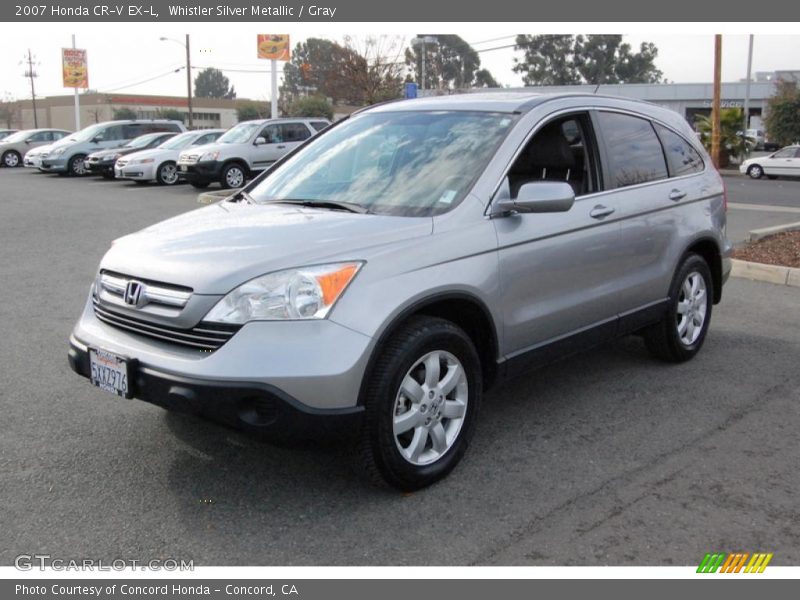 Whistler Silver Metallic / Gray 2007 Honda CR-V EX-L
