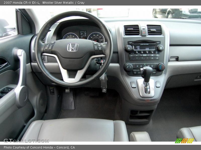 Whistler Silver Metallic / Gray 2007 Honda CR-V EX-L